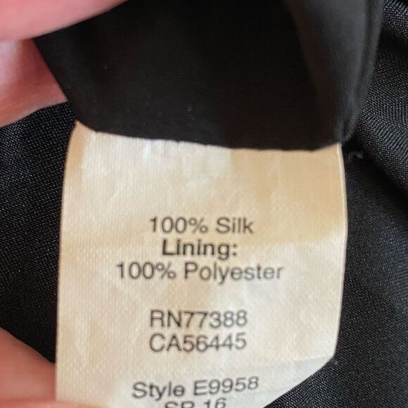 Madewell Starview 100% Silk Batik Grid Mini Dress Sz 4 - Picture 11 of 16